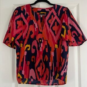 Jude Connally gorgeous vibrant top